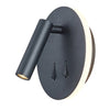 Cayman LED Wall Reading Bedside Light in Sand Black