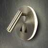 Cayman LED Wall Reading Bedside Light in Antique Brass