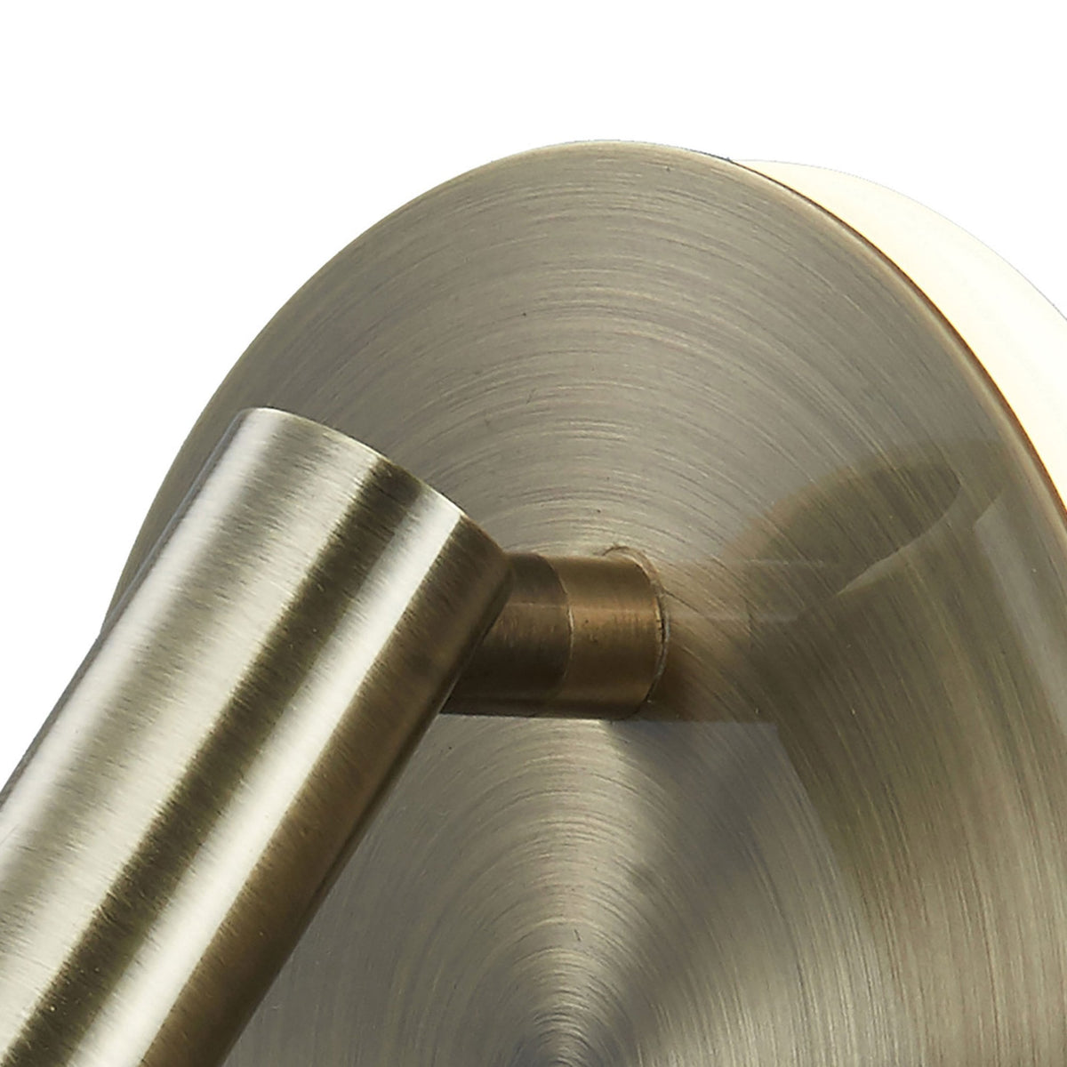 Cayman LED Wall Reading Bedside Light in Antique Brass