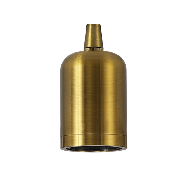 Abode Lampholder & Deeper Shade Ring in Brushed Brown Bronze