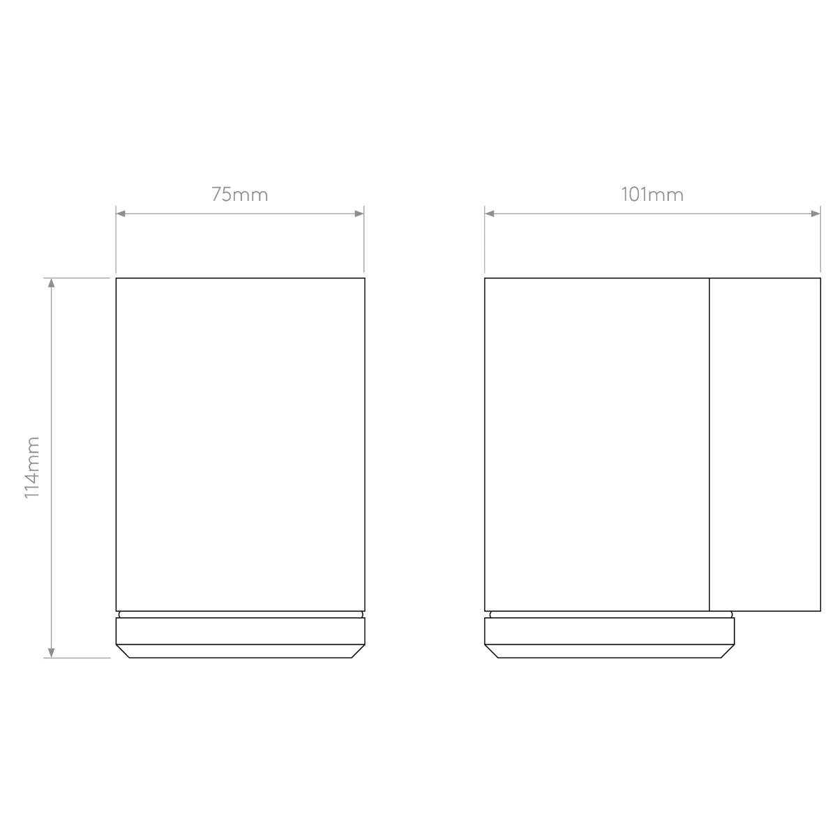 Jura Single Exterior Solid Brass Wall Light