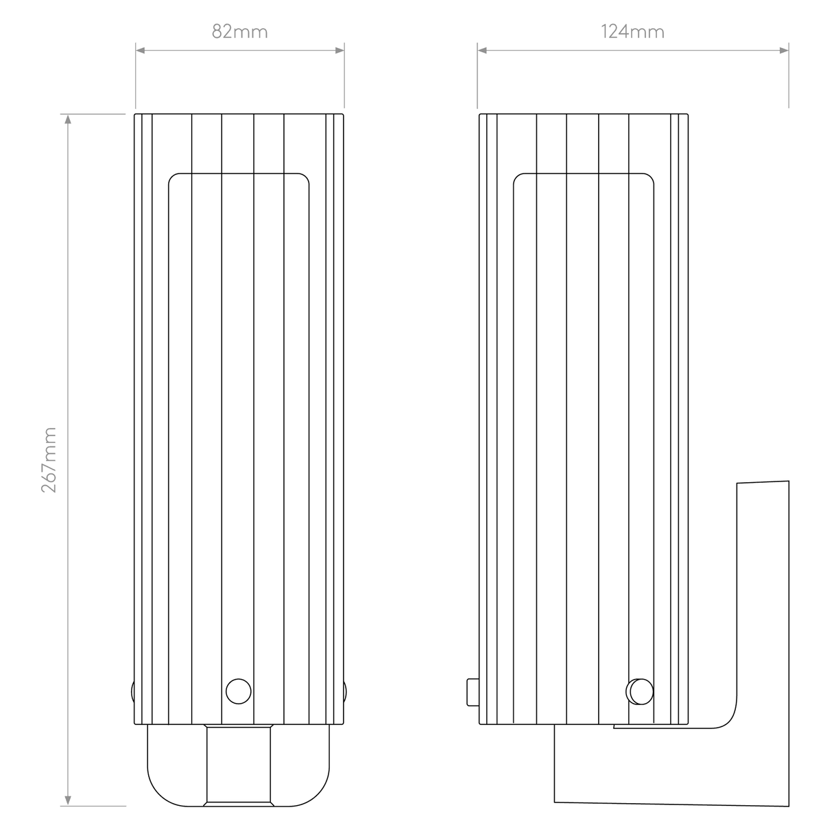 Ottavino Wall Light in Polished Chrome