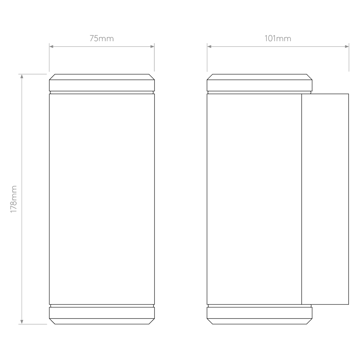 Jura Twin Exterior Solid Brass Wall Light