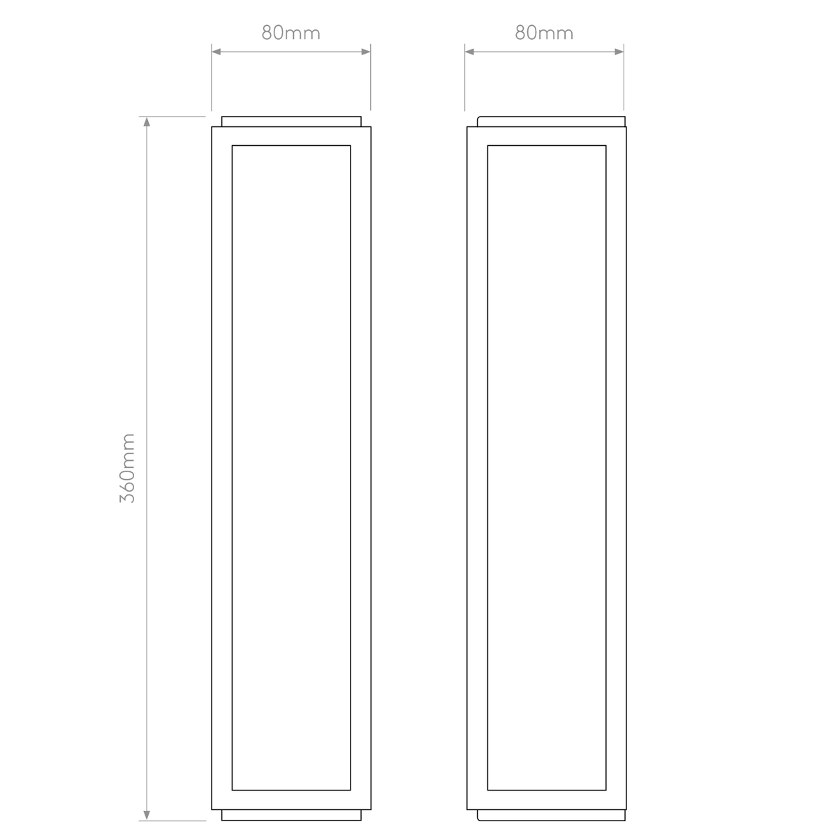 Mashiko 360 IP44 Classic Bathroom Wall Light in Bronze