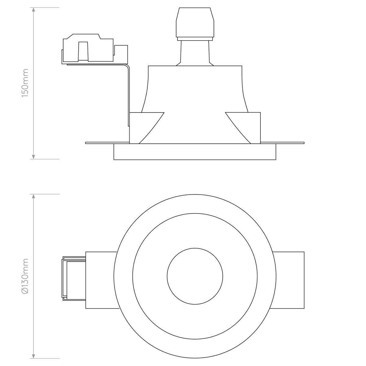 Blanco Round Recessed Interior Downlight