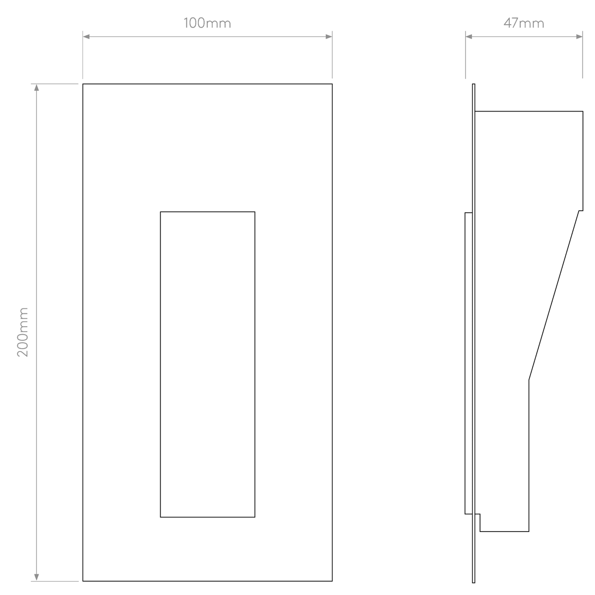 Borgo 35 Trimless LED 2700K Wall Light