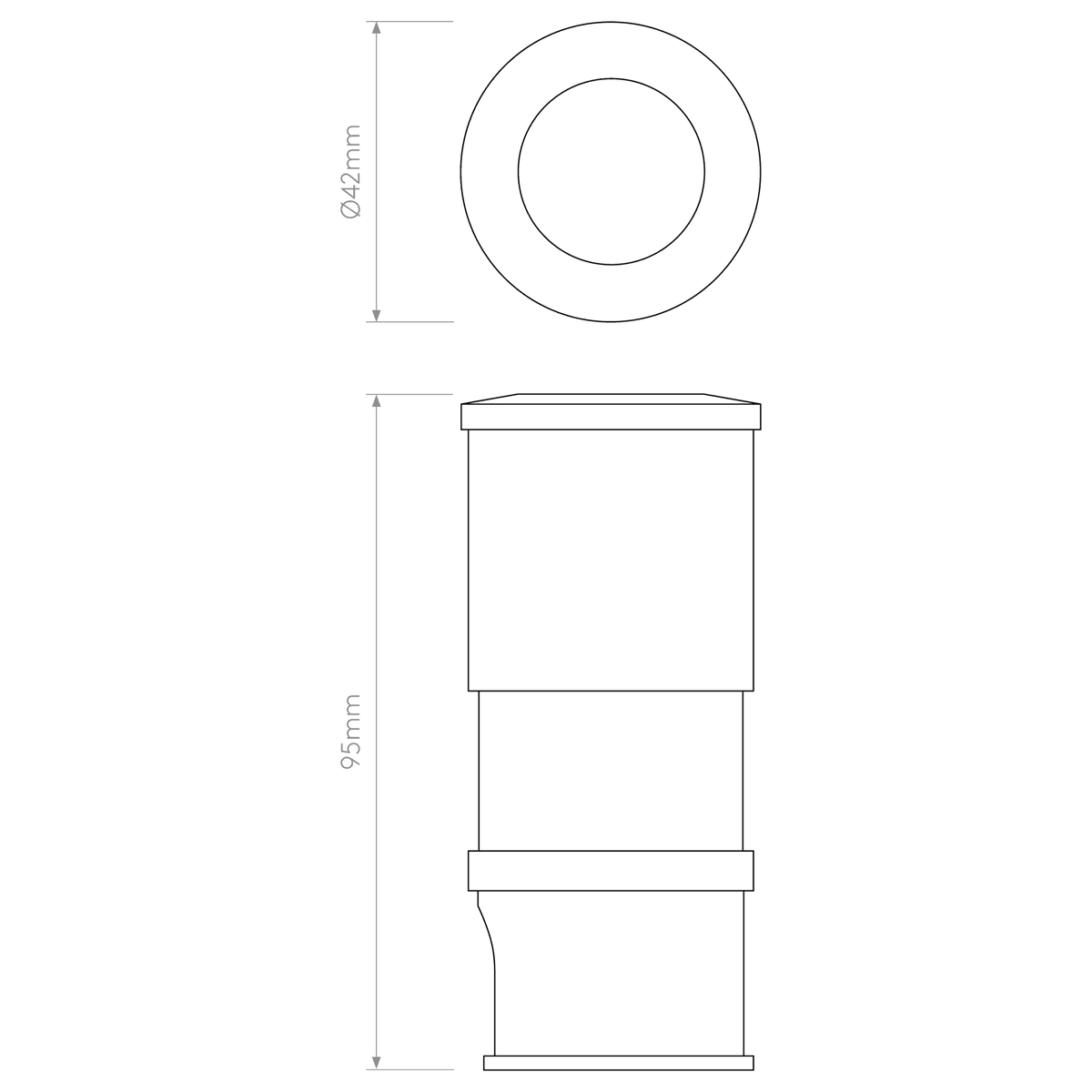 Terra 42 LED IP67 Exterior Floor Light