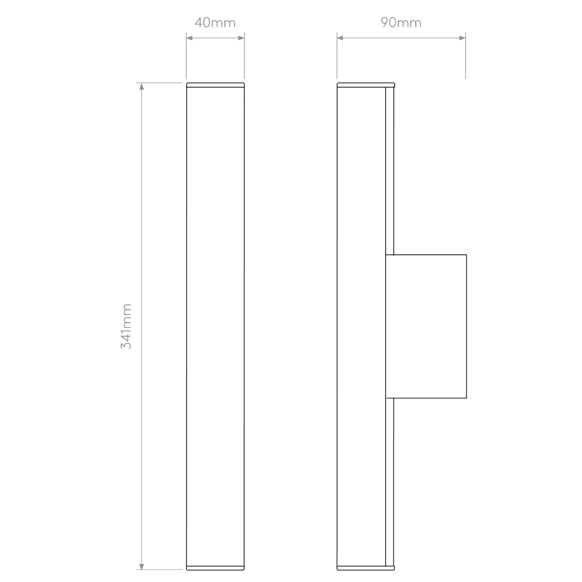 Dio LED IP44 Bathroom Mirror Wall Light