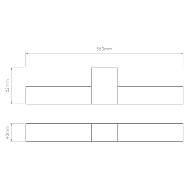 Padova IP44 Bathroom Light in Matt Black