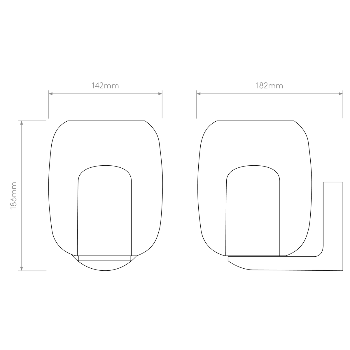 Aquina IP44 Bathroom Wall Light in Matt Black