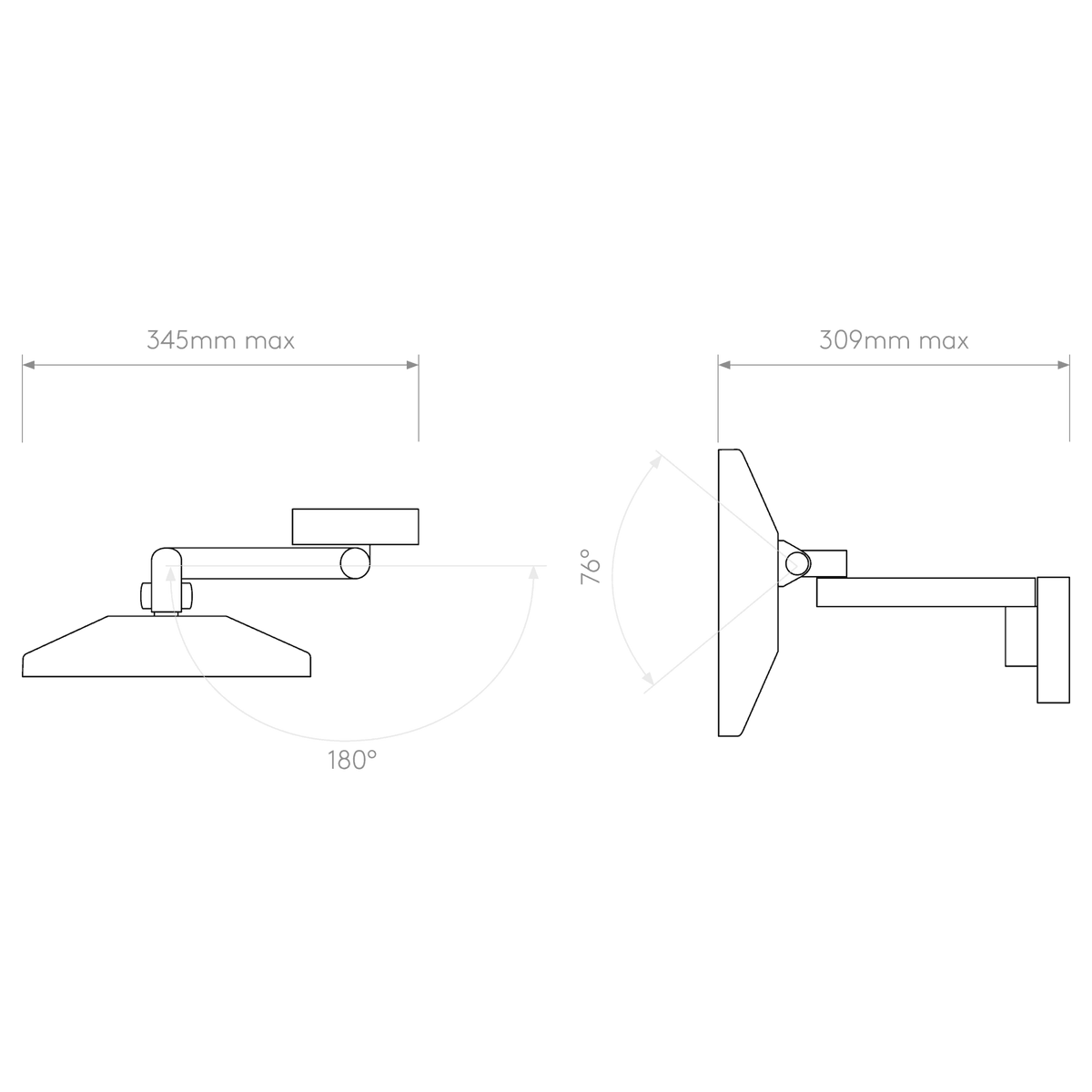 Nagoya IP44 Switched Round Illuminated Magnifying Mirror in Matt Black