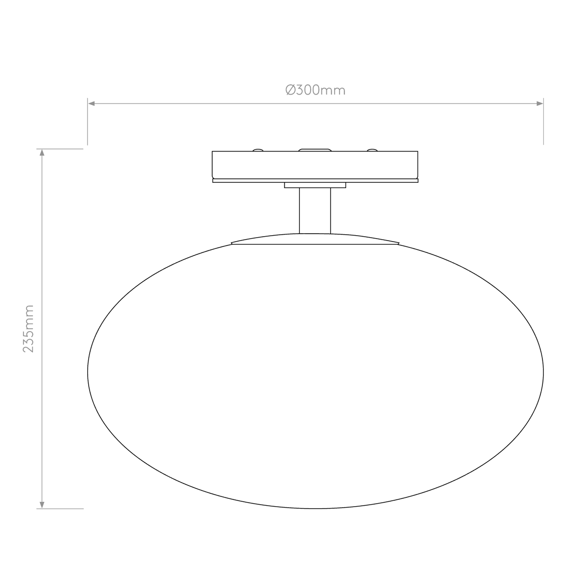 Zeppo IP44 Bathroom Ceiling Light in Polished Chrome