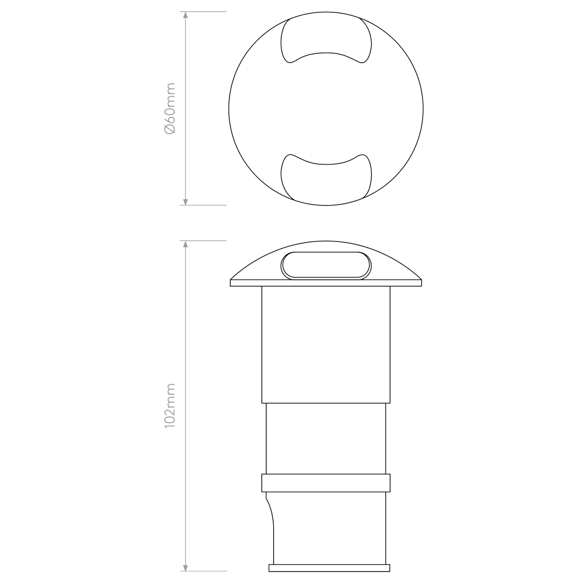 Beam Two IP67 2w LED Floor or Wall Light