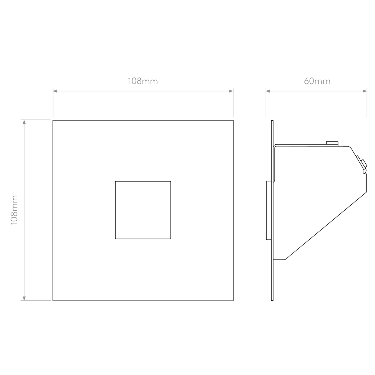Borgo Trimless Mini LED 3000K Wall Light