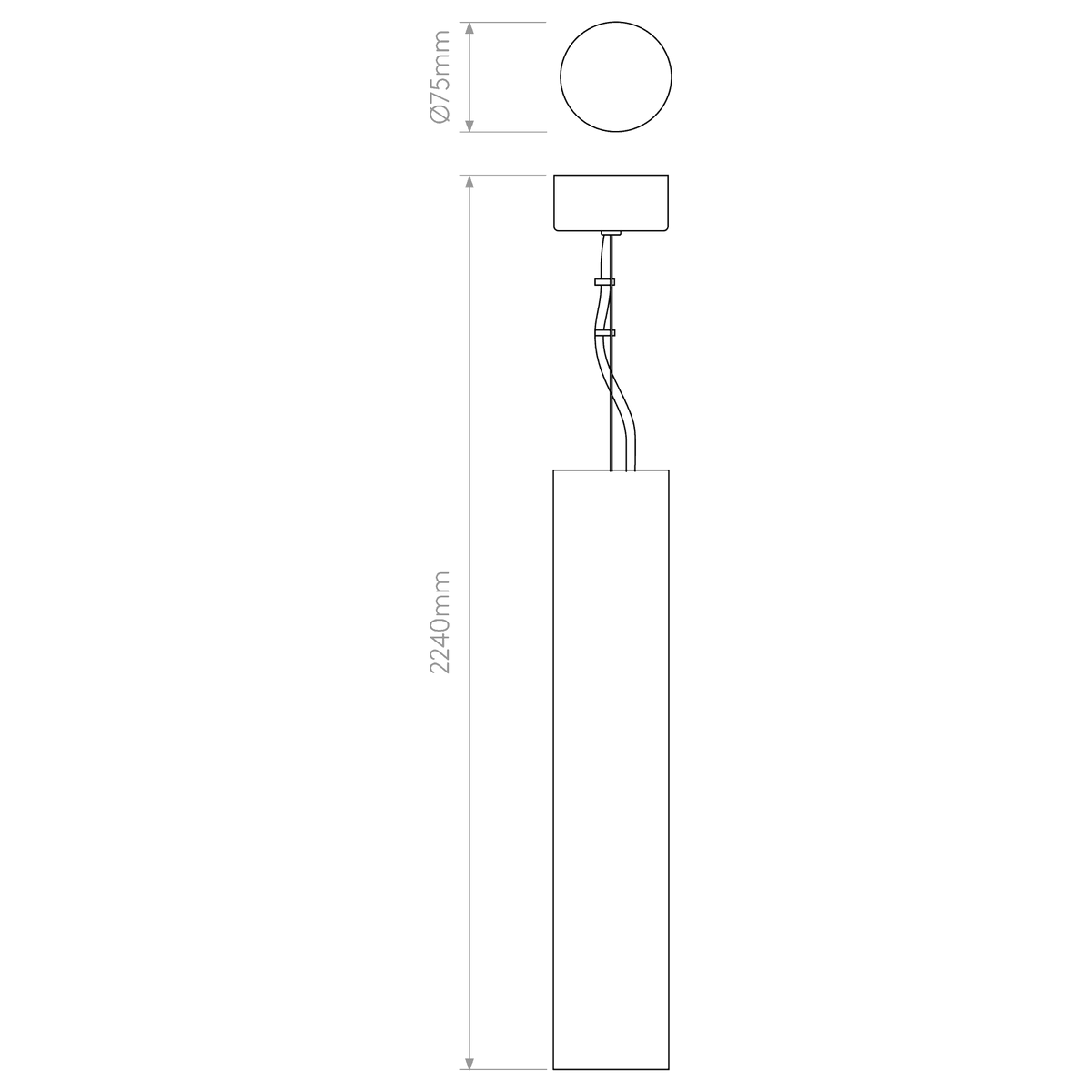 Osca 400 Round Pendant Light