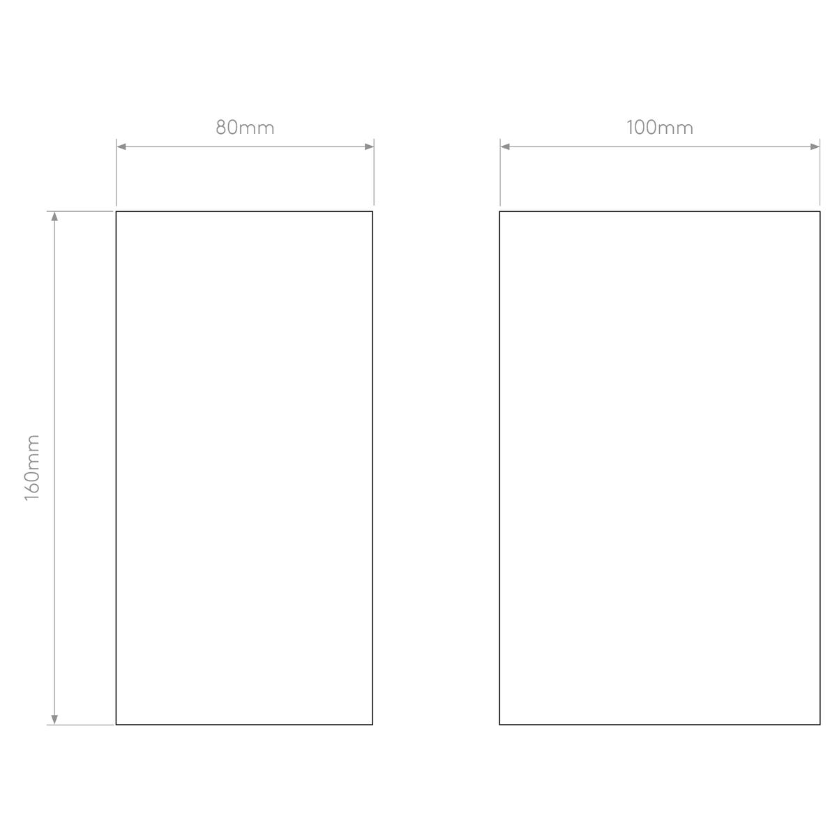 Dunbar 160 LED Up and Down Exterior Wall Light in Black