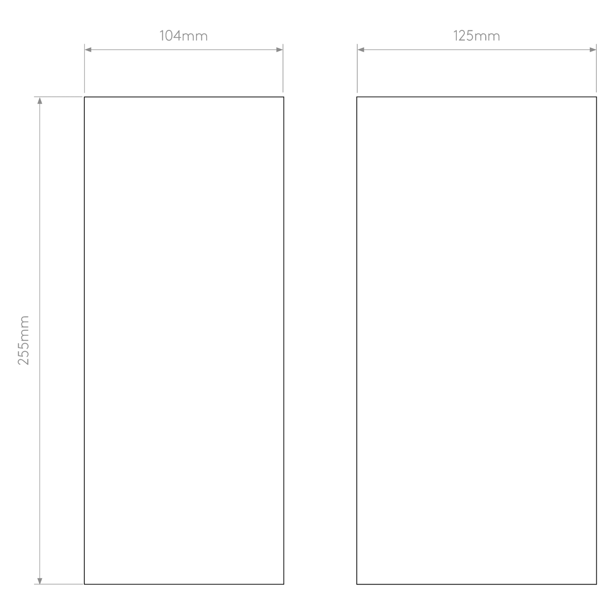 Dunbar 255 LED Up and Down Exterior Wall Light in Black