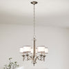 Lacey 5 Arm Chandelier in Antique Pewter