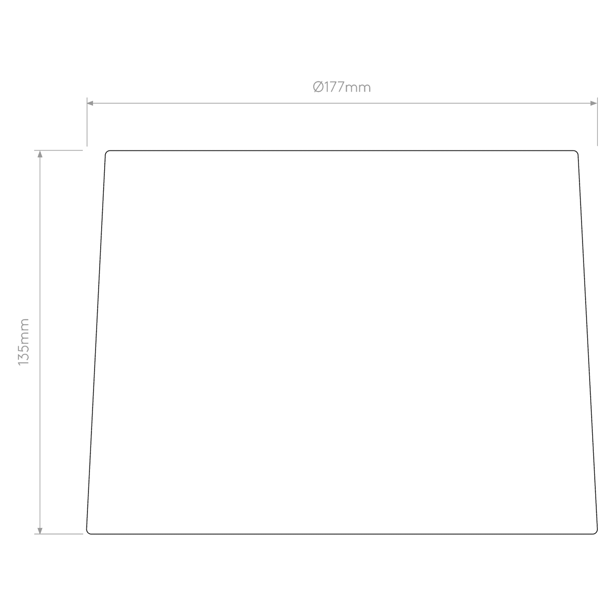 Tapered 177 Drum Shade in Putty