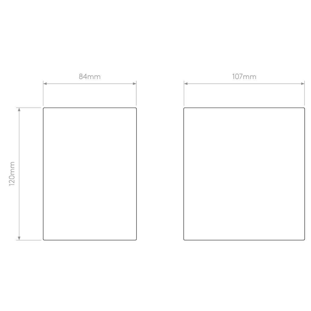 Oslo 120 LED IP65 Exterior Wall Light in Concrete