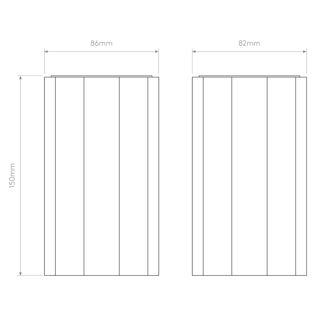 Shadow Surface 150 Plaster Ceiling Light