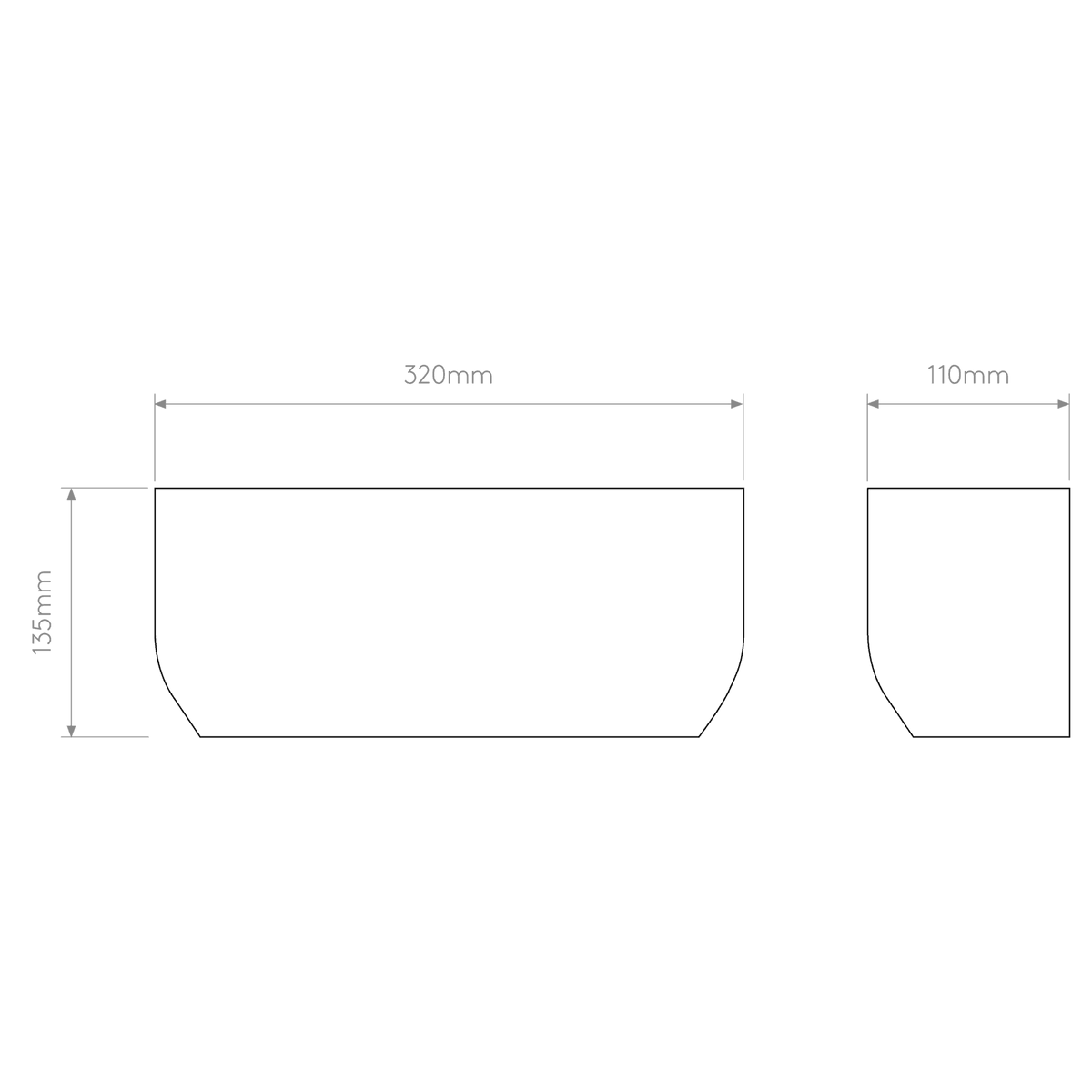 Blend Wall Light in White Plaster