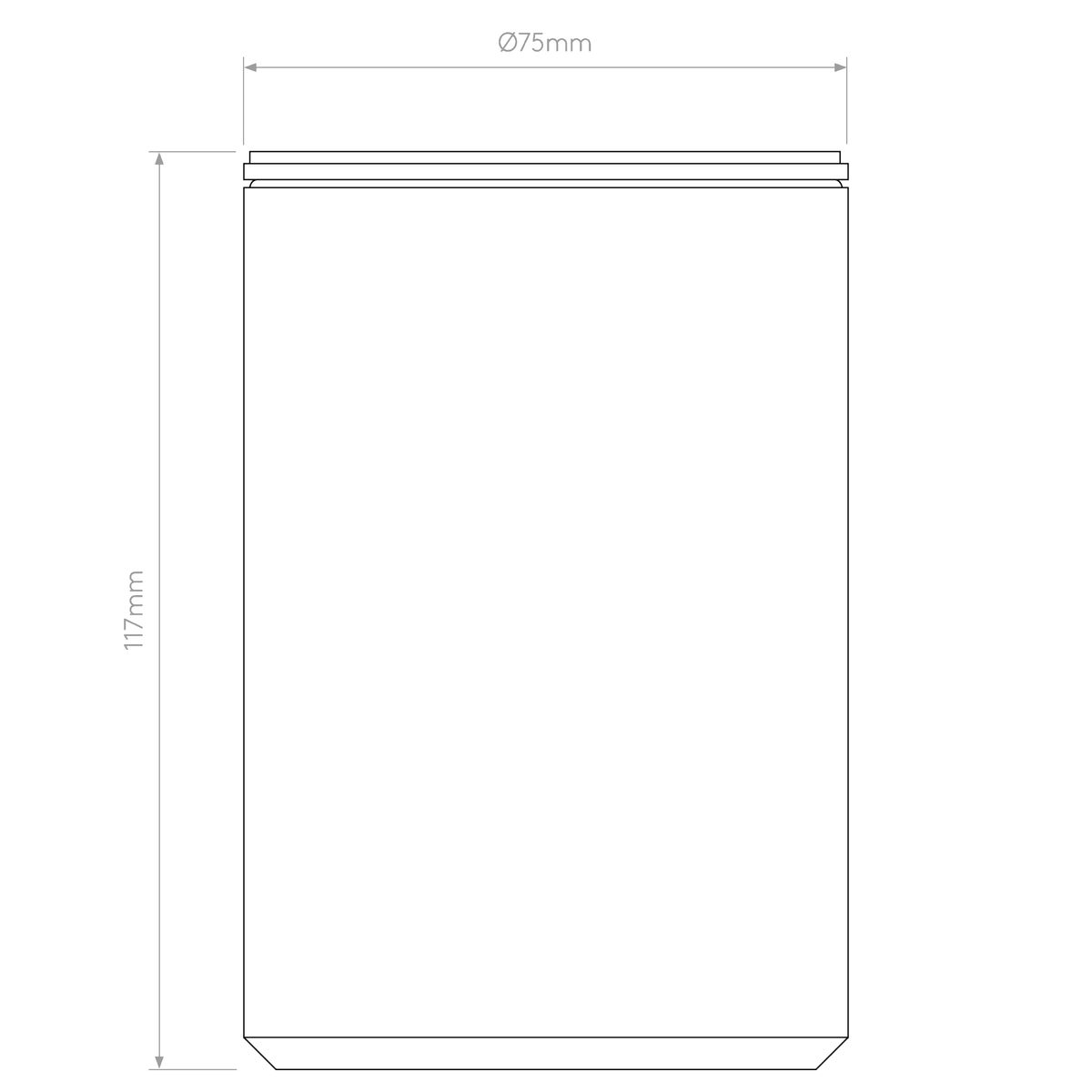 Jura Surface Exterior Solid Brass Downlight