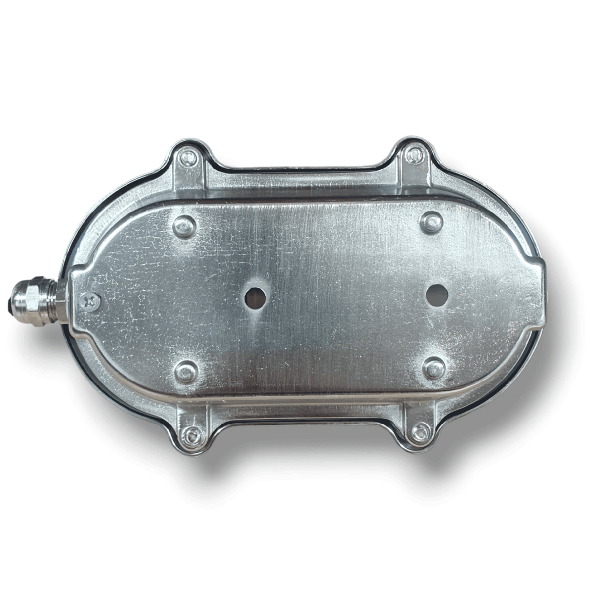 Nautic Solid Brass IP64 Oval Bulkhead Wall Light in Nickel