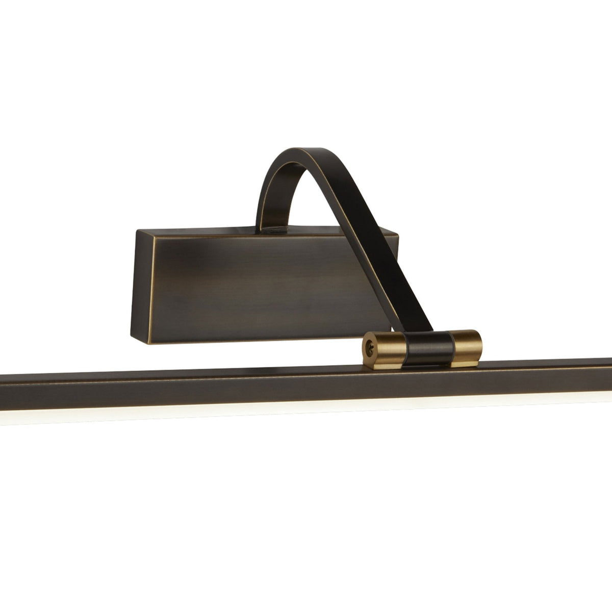 Bilbao 51cm LED Picture Light In Black & Brushed Gold
