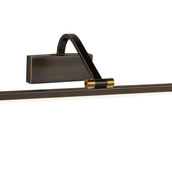 Bilbao 70cm LED Picture Light In Black & Brushed Gold