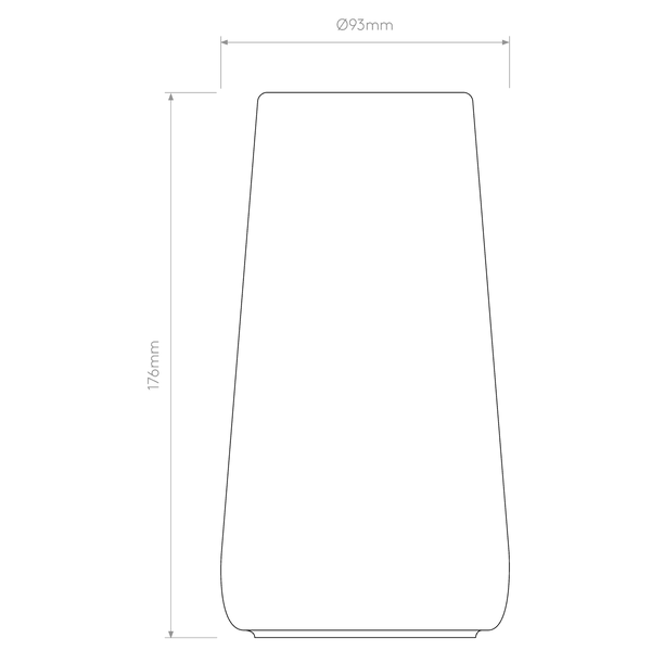 Beauville Glass Shade in White