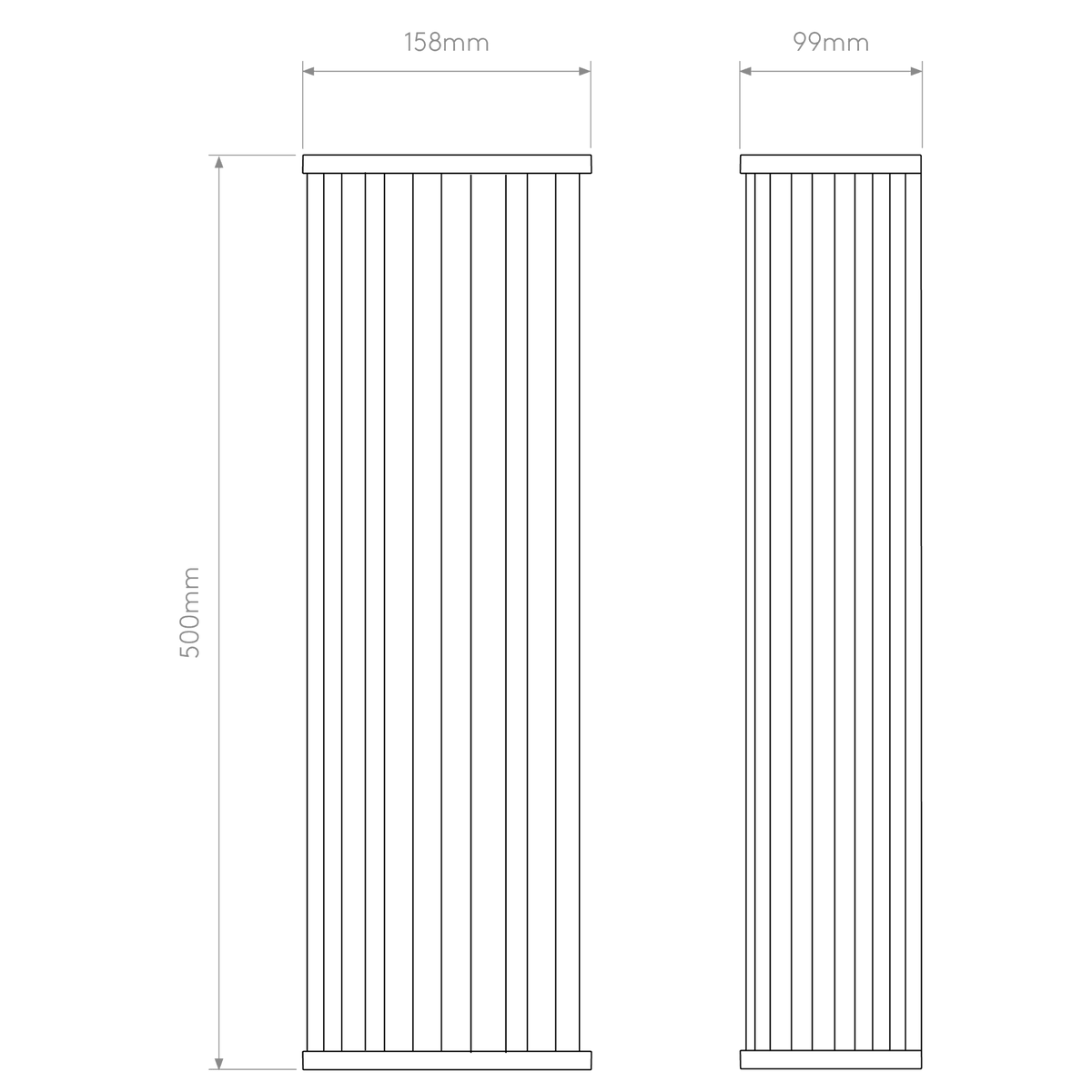 Avignon Square 500 Wall Light in Antique Brass