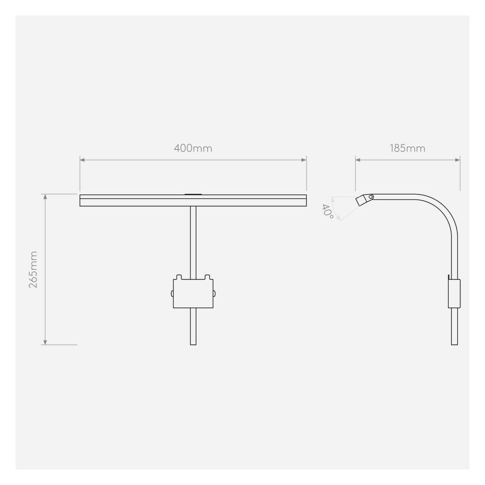 Mondrian 400 LED 12v Bronze Frame or Wall Mounted Picture Light