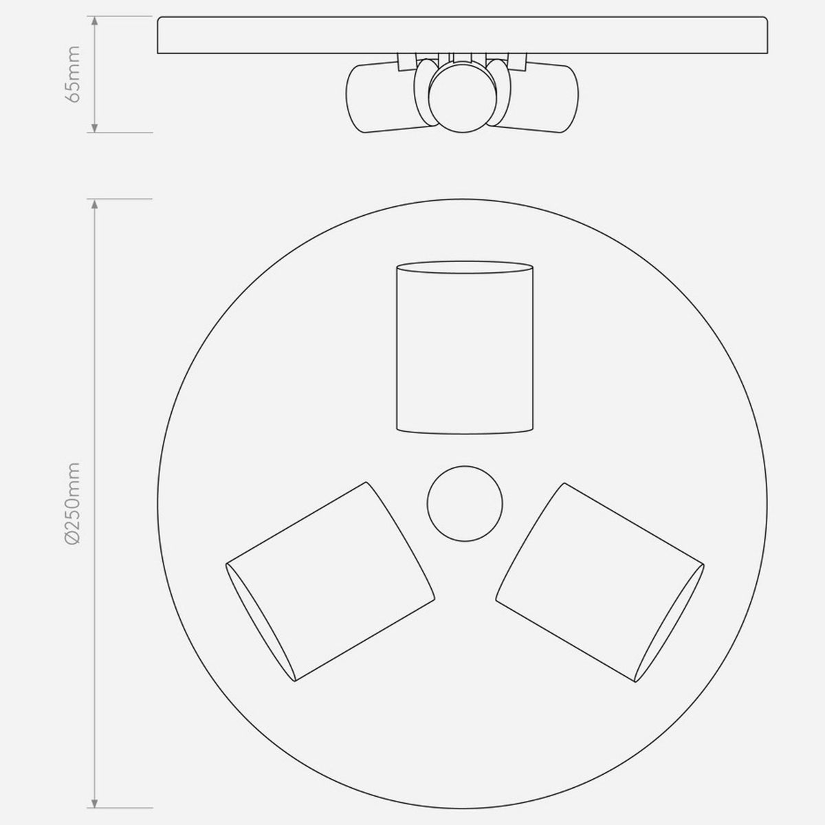 3 Way Plate for Bevel