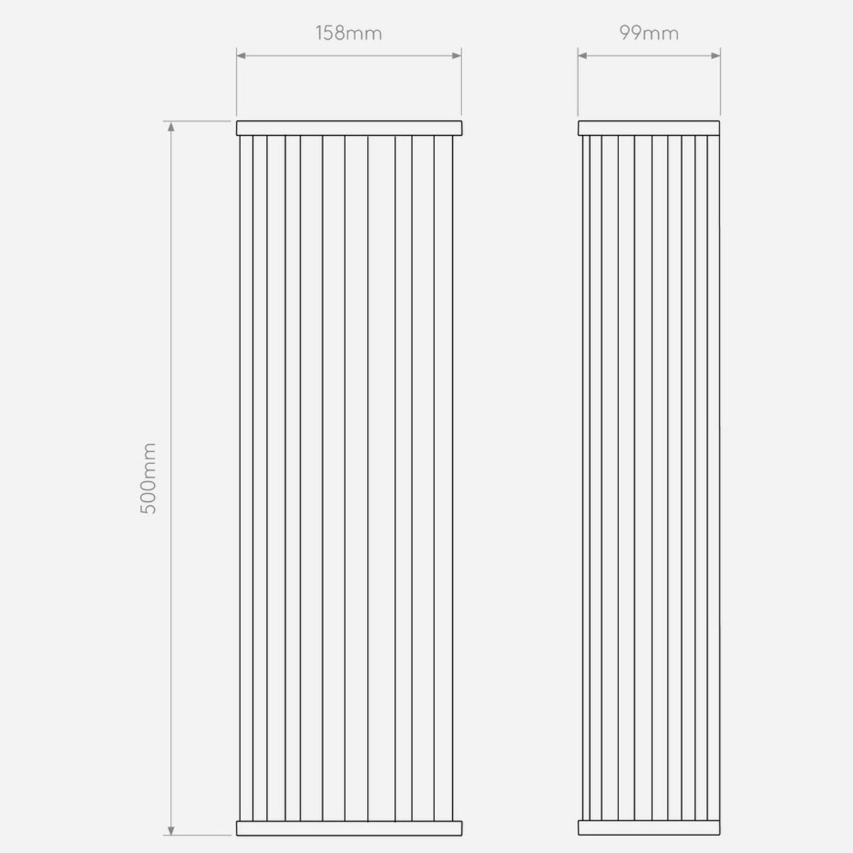 Avignon Square 500 Wall Light in Bronze