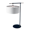 Balance Table Lamp in Black and Polished Nickel