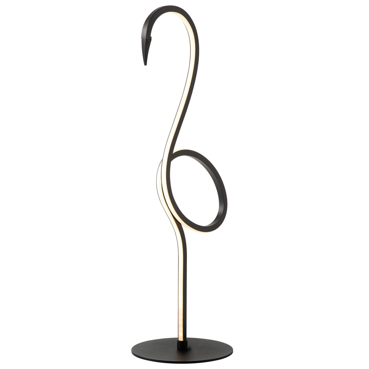 Flamingo LED Table Lamp in a Black Finish