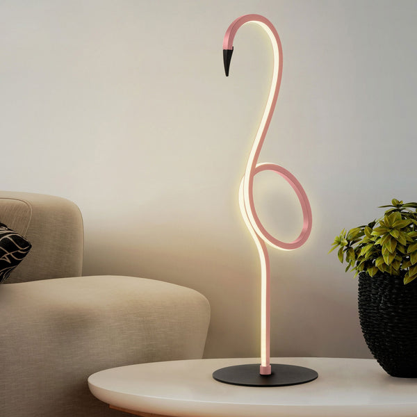 Flamingo LED Table Lamp in a Pink Finish