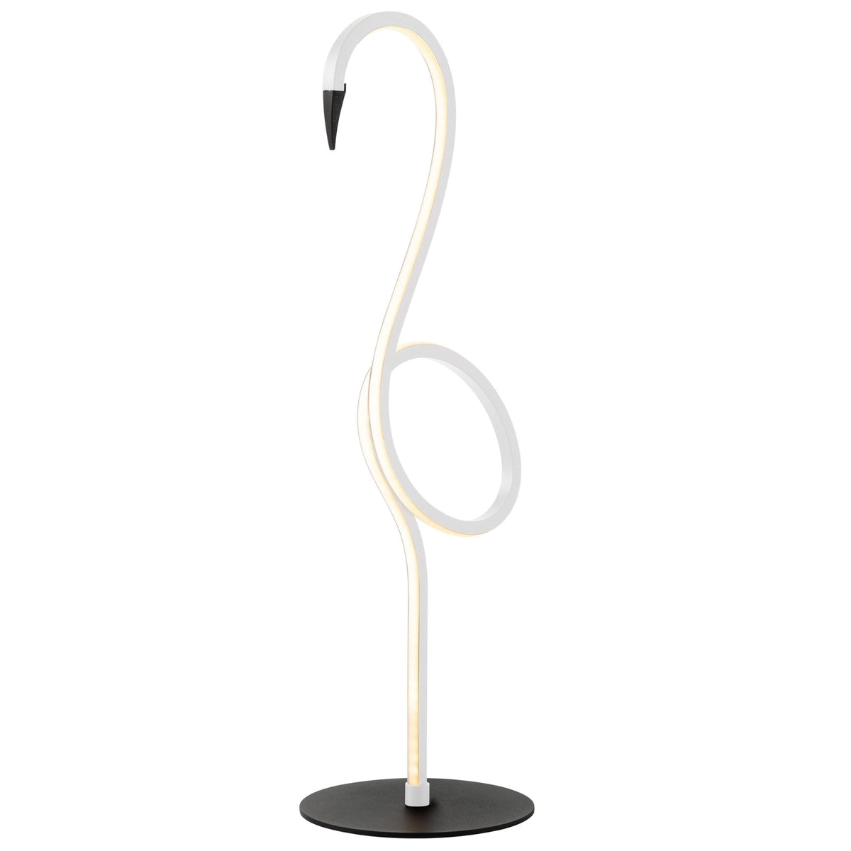 Flamingo LED Table Lamp in a White Finish