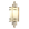 Fusion Single Wall Light in Painted Natural Brass