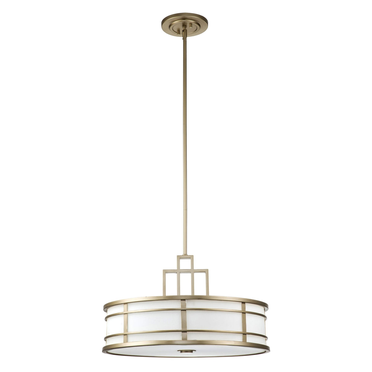 Fusion Pendant Light in Painted Natural Brass
