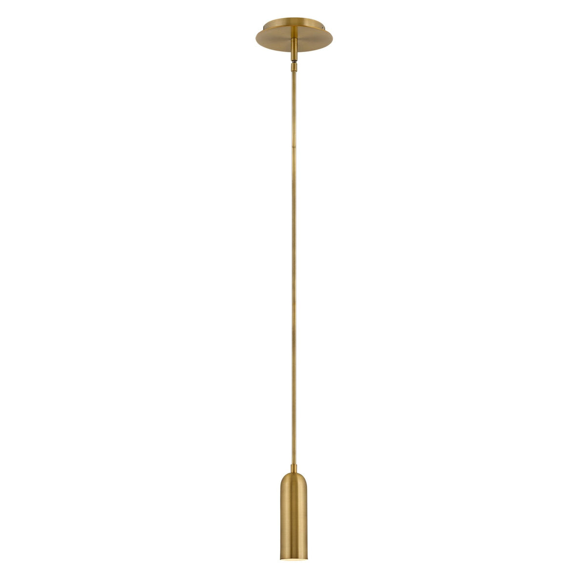 Dax LED Mini Pendant in Heritage Brass