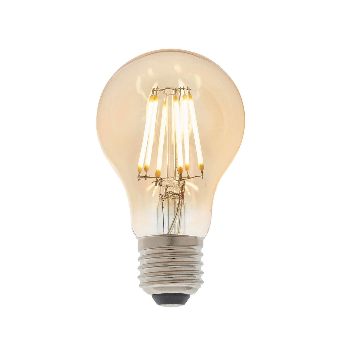 E27 Dimmable Warm White Amber GLS 6W 540lm 2500K