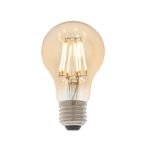 E27 Dimmable Warm White Amber GLS 6W 540lm 2500K
