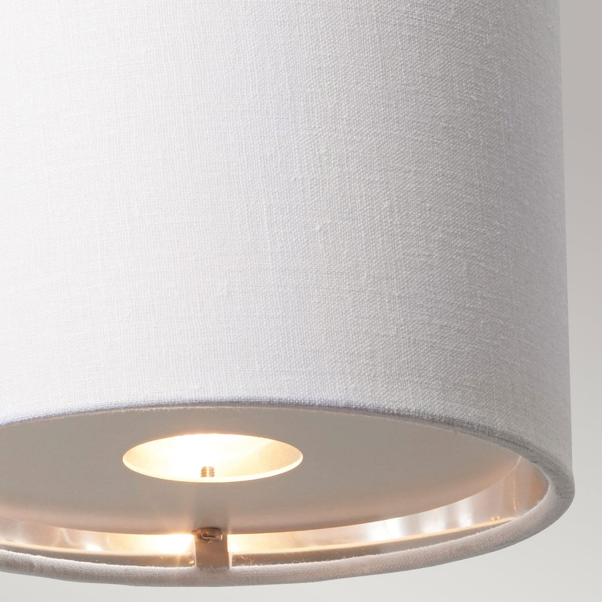 Balance Wall Light in Black and Polished Nickel with White Shade