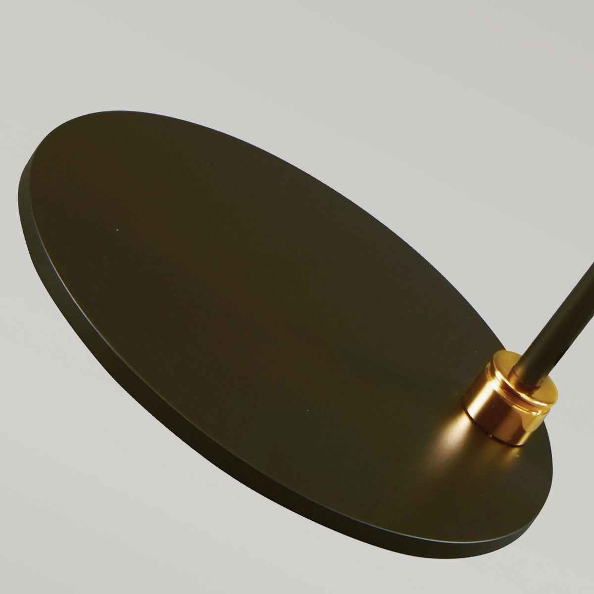 Balance Table Lamp in Black and Polished Brass