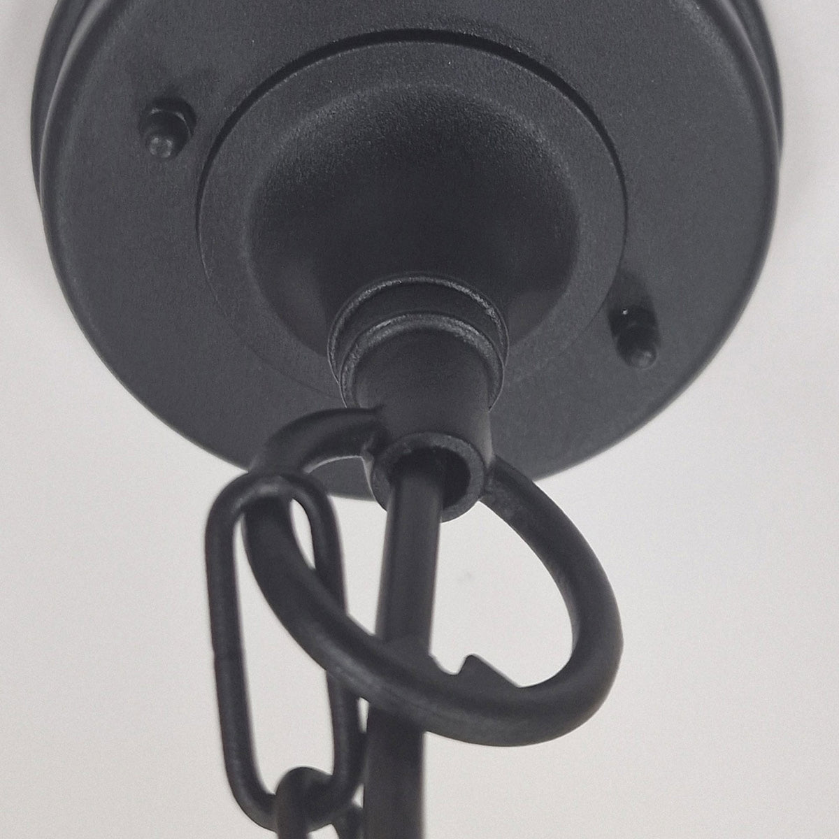 Chapel IP44 Pendant Chain Lantern in Black