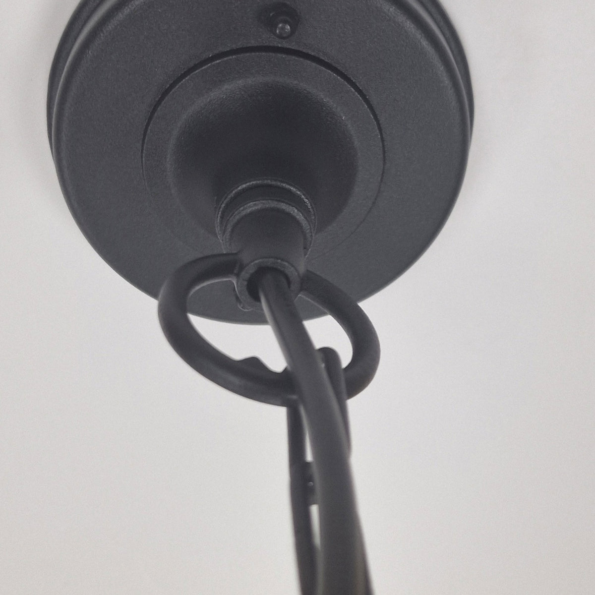 Chapel IP44 Mini Pendant Chain Lantern in Black