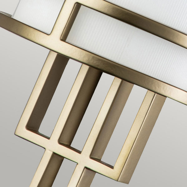 Fusion Single Wall Light in Painted Natural Brass