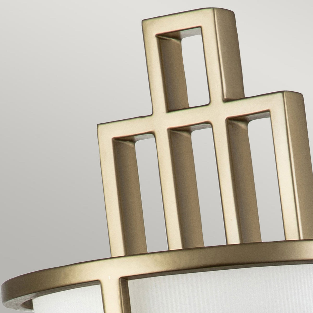 Fusion Single Wall Light in Painted Natural Brass